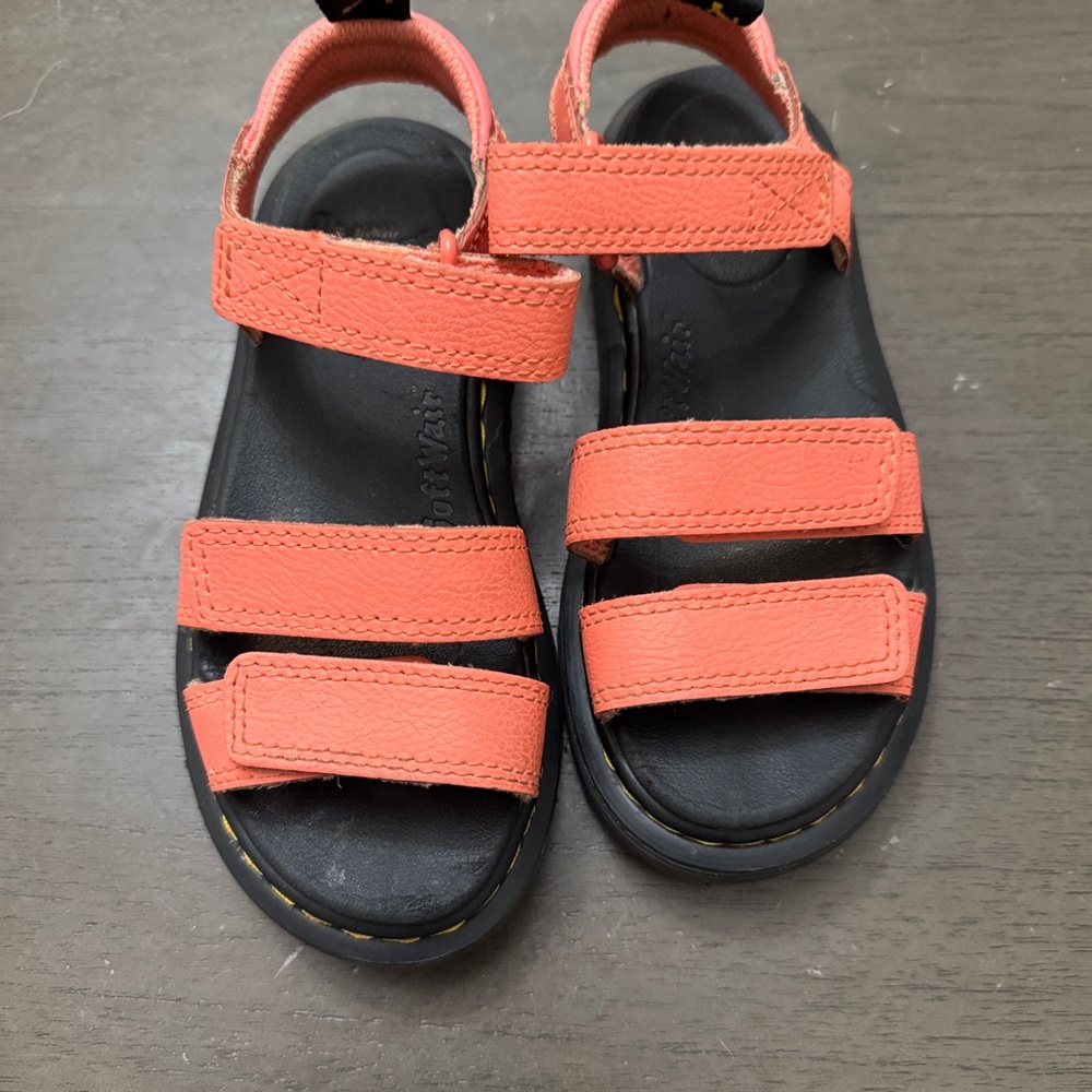 Dr. Martens Coral Strappy Kids Sandals